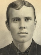 Antique Edwardian Mounted Portrait of Young Man Sepia Art Photo 20.5 x 16.5 picture