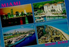 Florida Impressions MIAMI MIAMI BEACH Postcard Villa Viscaya Cruise Postmark picture
