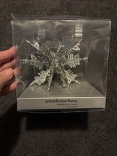Pier 1 Limited Edition 2004 Unicef Snowflake Ornament picture