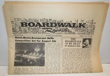 Boardwalk Reporter Newspaper 1968, Atlantic City, NJ entertainment news picture