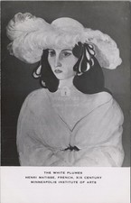 Henri Matisse The White Plumes Minneapolis Minnesota MN Institute Arts Postcard picture