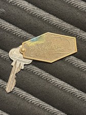 Vintage Hotel Key The Jefferson Key & Fob Room #806 Washington DC picture