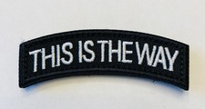 THIS IS THE WAY ROCKER TACTICAL HOOK & LOOP EMBROIDERED  PATCH**FREE SHIPPING* picture