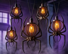 Halloween Flame Lights Set Of 5 picture