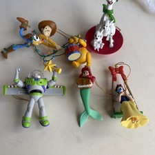 Lot Of 7 Disney Grolier Christmas Ornaments in new boxes picture