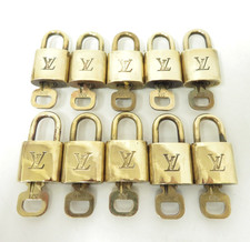 Authentic Louis Vuitton Padlock & Key 10set Gold #55807 picture