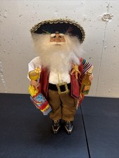 Karen Didion Originals The Fiesta Santa Mexican Margarita Tag Signed  picture