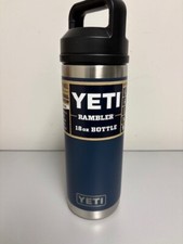NEW YETI® 18oz Bottle Original Classic Navy Blue - Brand New Chug Bottle picture