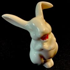Vintage Rosenthal Laughing Rabbit Bunny Figurine Porcelain White Pink 2” Germany picture