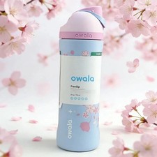 New Starbucks X Owala 2026 Sakura Limited Insulated Water Bottle 24oz Straw Cup picture