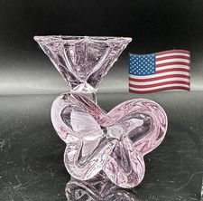 Primium 14mm  PINK  Thick Glass Butterfly Male Bowl Head Piece Hookah Slide picture