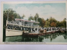 BLUE MT LAKE NY TUSCARORA STEAMBOAT MARION RIVER DOCK= ADIRONDACKS RAQUETTE picture