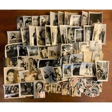 Vintage Celebrity Photo Lot Movie Stills Bromides Showa Era Collectibles 90+ picture