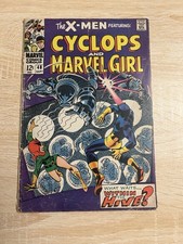 X-Men #48 1968 Cyclops & Marvel Girl Comic  Low Grade Reader Copy picture
