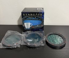Stargate SG-1 MGM QMx Coaster Set of 3 2009 Quantum Mechanix Original Box picture