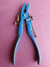 Saw Set Handsaw Adjustable Gauge Old Tool Crosscut Blue  picture