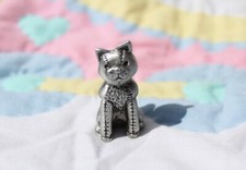 Lead Free Pewter Stuffed Kitty Cat Figurine game piece Gift Hastings Pewter NEW picture