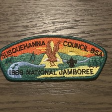 MINT 1989 JSP Susquehanna Council Green Border picture
