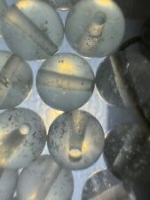 Libyan Desert Glass BEAD ROUND DRILLED Sphere Meteorite Gemstone Tektite ~ picture
