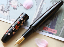 Wancher Dream Fountain Pen | Echizen Urushi - Omoide Sakura -  Calligraphy Pen picture