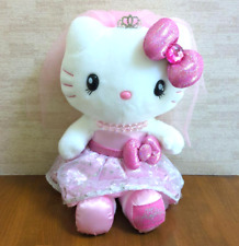 USJ Hello Kitty Pink Wedding Veil Tiara Plush Toy Doll Universal Studios Japan picture