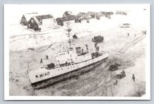 USCGC General Greene W140 Icebound Coast Guard Real Photo Postcard RPPC picture