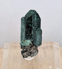 Malachite Pseudomorphing Azurite Specimen From Bisbee, Arizona Small Mounted picture