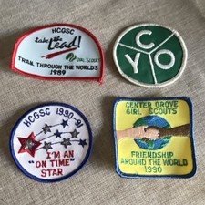 Vintage Girl Scout Patches picture