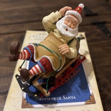 Hallmark 2005 Toymaker Santa Ornament 6th In Series Christmas picture