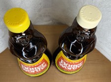 VTG 1980s Mrs. Butterworth's 24 oz Brown Amber Glass Syrup Bottles Lot of TWO picture