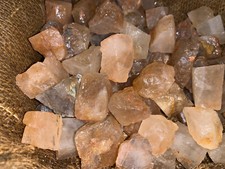 500 Carat Lots of Citrine Topaz Rough - Plus a FREE Faceted Gemstone picture