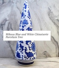 Mikasa Blue and White Chinoiserie Porcelain Tree picture