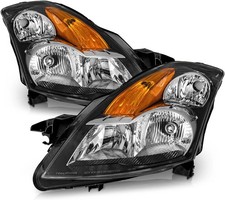 WEELMOTO For 2007-2009 Nissan Altima Sedan 4-Door Halogen Headlights Left+Right picture