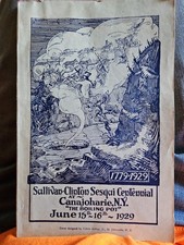Canajoharie NY History Book Memorabilia Old 1929 Beech-Nut  picture