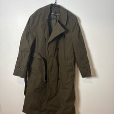 US Army All Weather Trench Coat Green AGSU 14R Fechheimer American Apparel picture