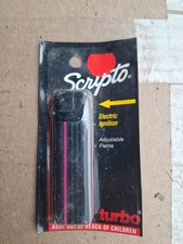 1992 SCRIPTO TURBO LIGHTER MADE IN JAPAN - HP520 Electric Start NOS picture