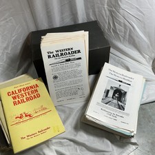 Vintage A Lot Of Over 150 Western Railroad Pamphlets & Vintage Train Memorabilia picture