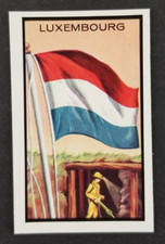 Vintage 1963 Luxembourg Topps Flags Midgee Mini Card #54 (Pretty Sharp) picture