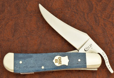 CASE XX 2019 FEDERAL SHIELD SM MEDITERRANEAN BLUE RUSSLOCK KNIFE 61953L S (36533 picture