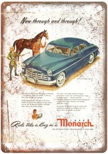 Vintage 1949 Monarch Ad Retro Look Metal Sign A6711 picture