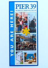Pier 39 San Francisco Travel Brochure Vintage 90s California Map Guide Vacation picture