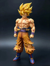 30CM Anime Dragon Ball Z Super Saiyan Goku Serious Ripped PVC Figure W/BOX picture