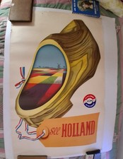 See Holland Vintage original Travel Poster picture