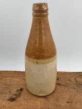 Stoneware Bottle Antique DOULTON Lambeth 8.5