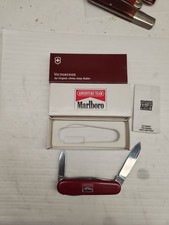 Vtg Victorinox Red Swiss Army Knife Marlboro Adventure Team 1990s w/ Box NEW picture