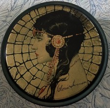 VTG 1920s Gloria Swanson Canco Beautebox Tin Art Deco Henry Clive Silent Film picture