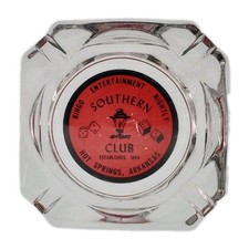 Vintage Ashtray / Southern Club / Illegal Casino / Hot Springs Arkansas AR /FLAW picture