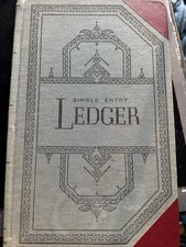 Ledger Book VTG picture