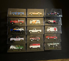 Coca-Cola Advertising Diecast Trucks & Cars Lot of 13 w/ Display Cases picture