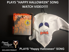 Sonic SONG Ghost Halloween Shakes SINGS LED's decor NEW sound scary NOT vintage picture